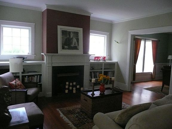 Living Room with gas fireplace