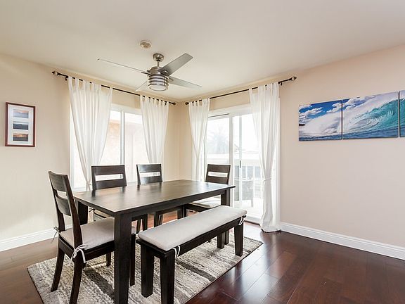 Dining Room w/ slider to balcony