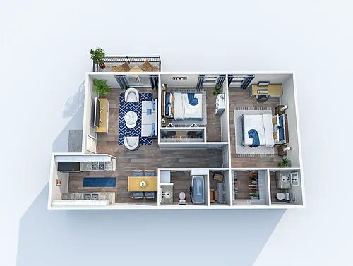 Floor plan B1