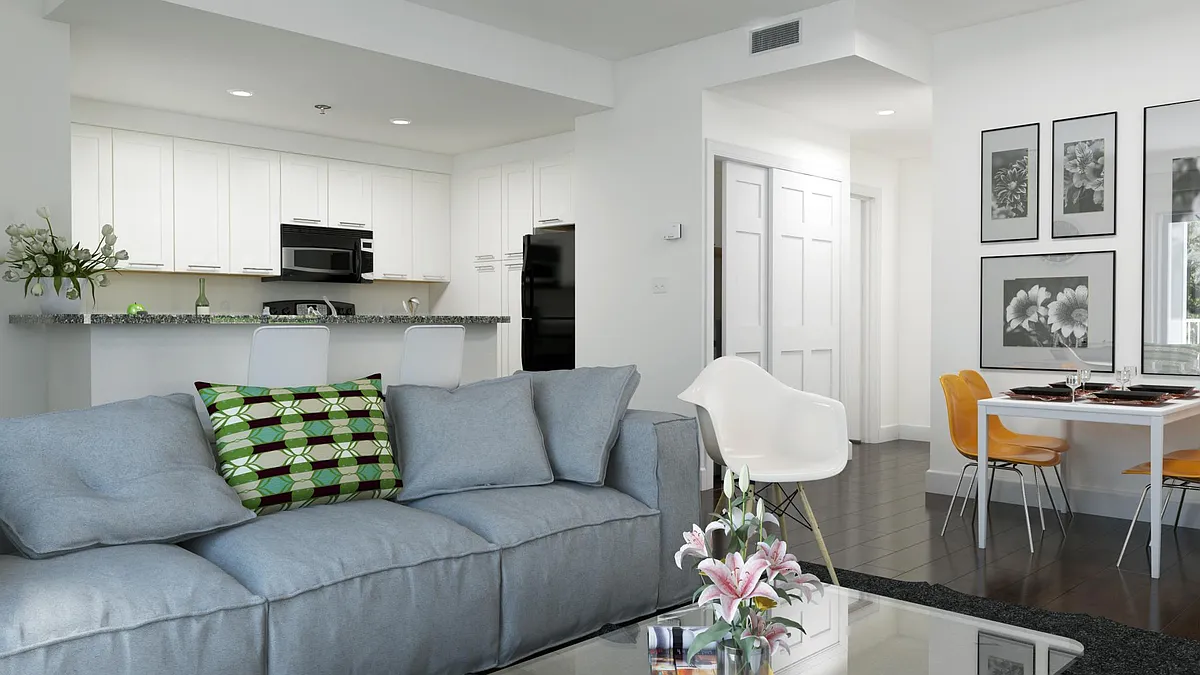 Floor plan 2x2NB With Washer and Dryer