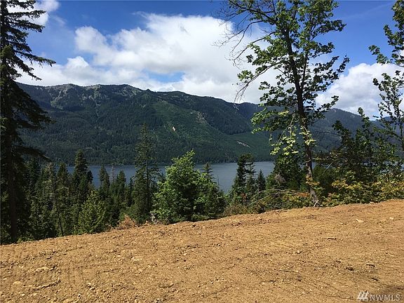 View to the northwest from building site.