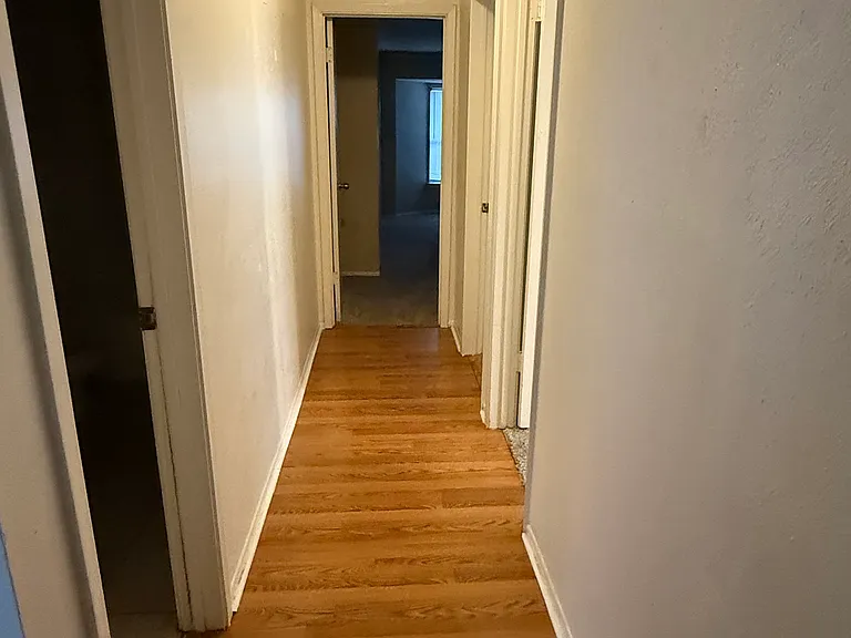 Hallway with Master Bedroom at the end of the hall