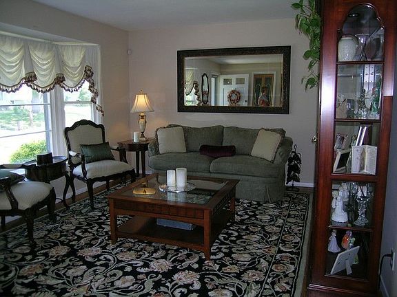 Pretty living room with hardwoods floors