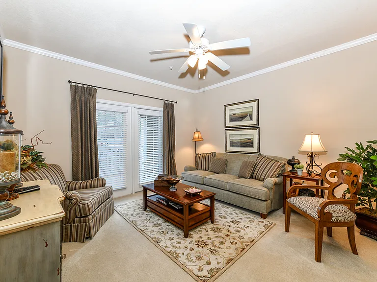 Decorated Model Living Area