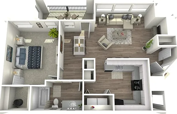 1 Bedroom Apartment | A1 1 Bedroom Apartment | A1