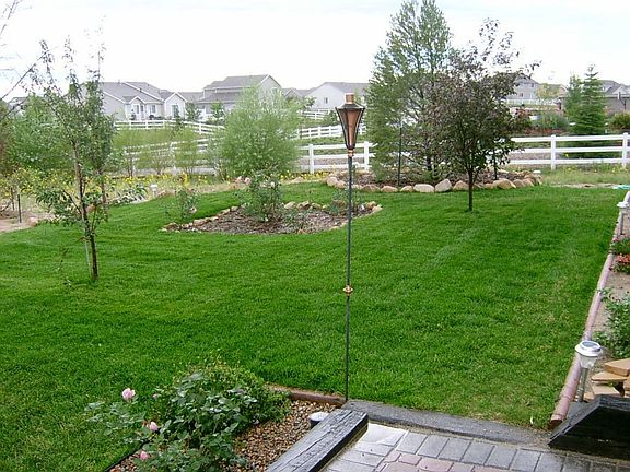 View from rear patio