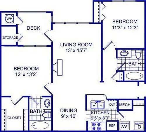 Floor plan Piedmont