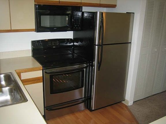 Brand new stainless appliances