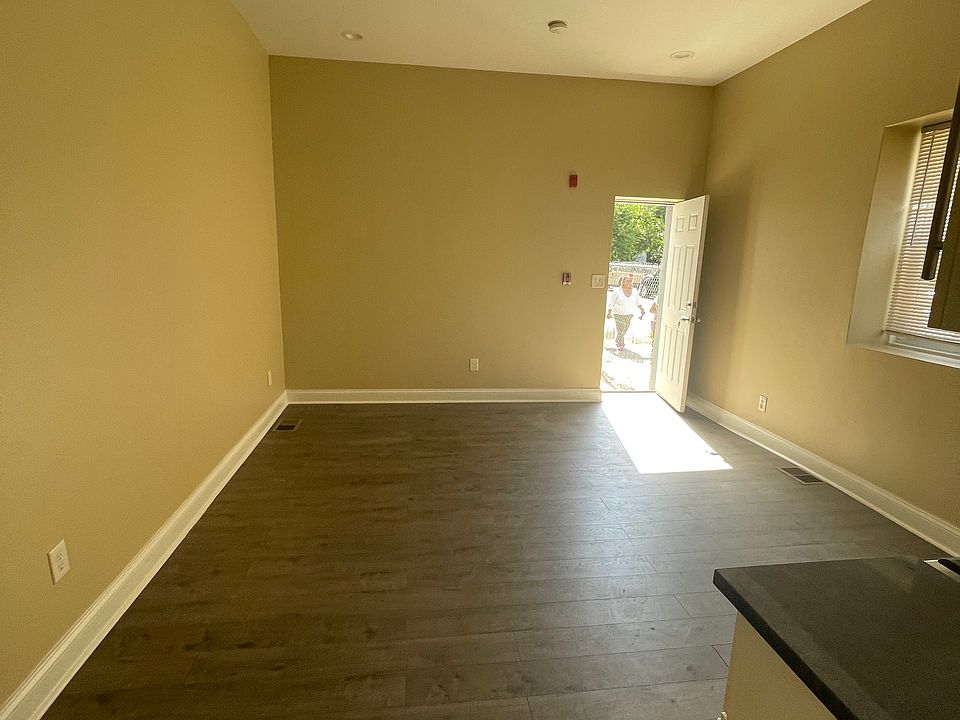 Living room and kitchen.