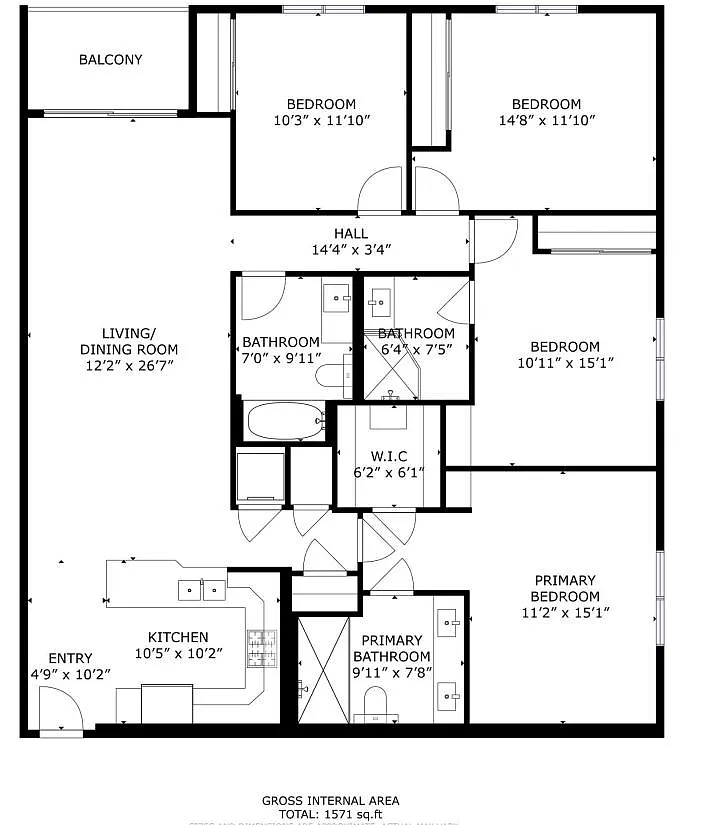 Floor plan 4X3 A1
