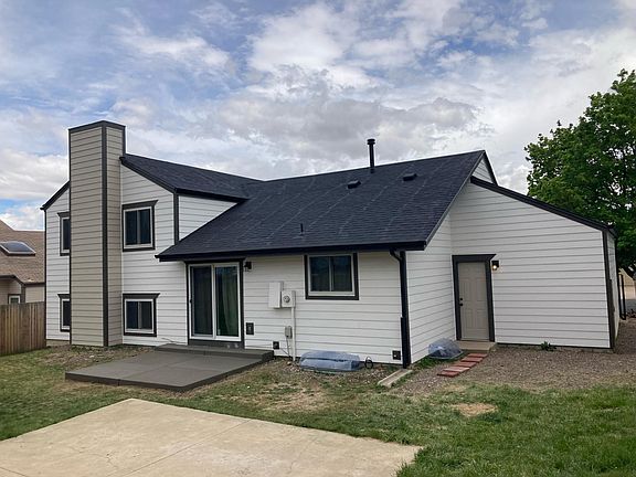 Back of house - New porch new exterior paint