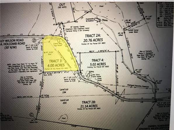 0 Wiley Wilson Rd #3, Bowdon, GA 30108