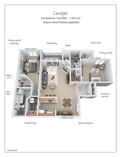 Floor plan Limoges