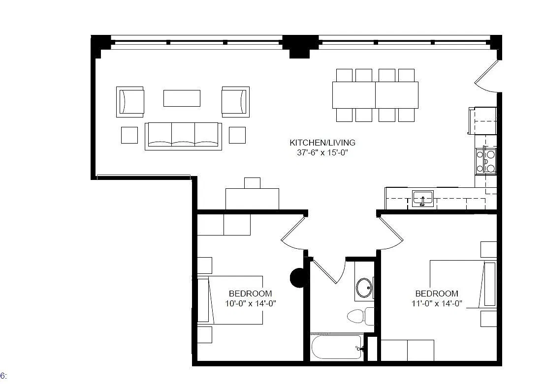Floor plan The Revel