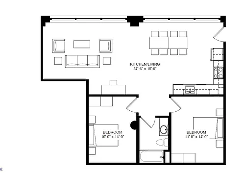 Floor plan The Revel
