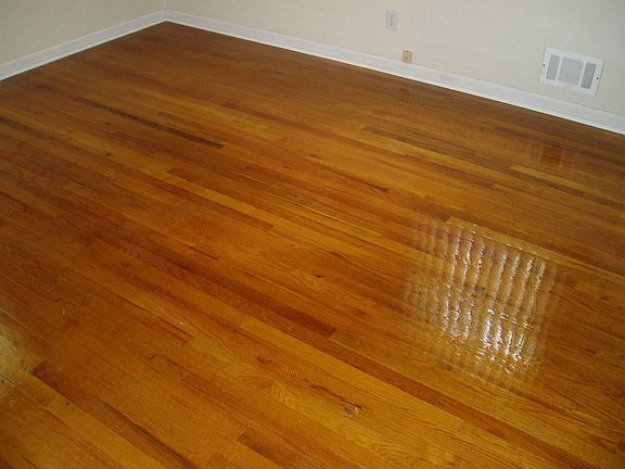 Refinished hardwood floors