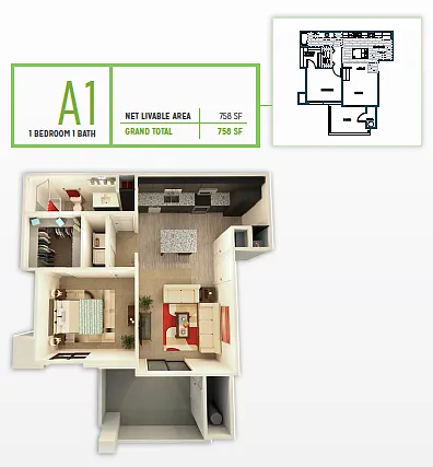 Floor plan A1