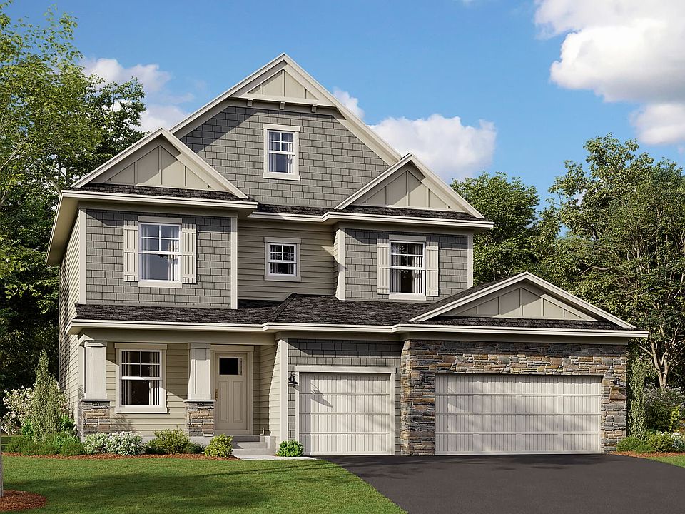 Taylor 3-Car Elevation C - Stone