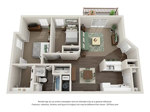 Floor plan Traverse