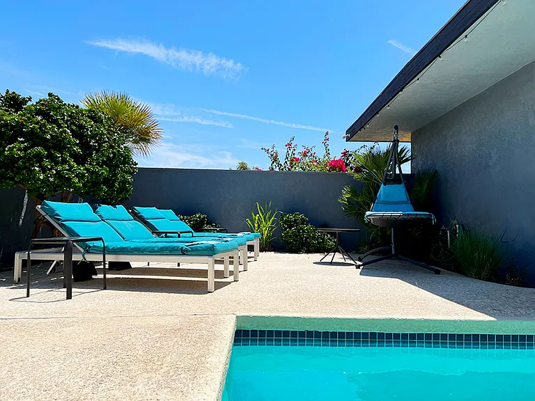 Pool courtyard