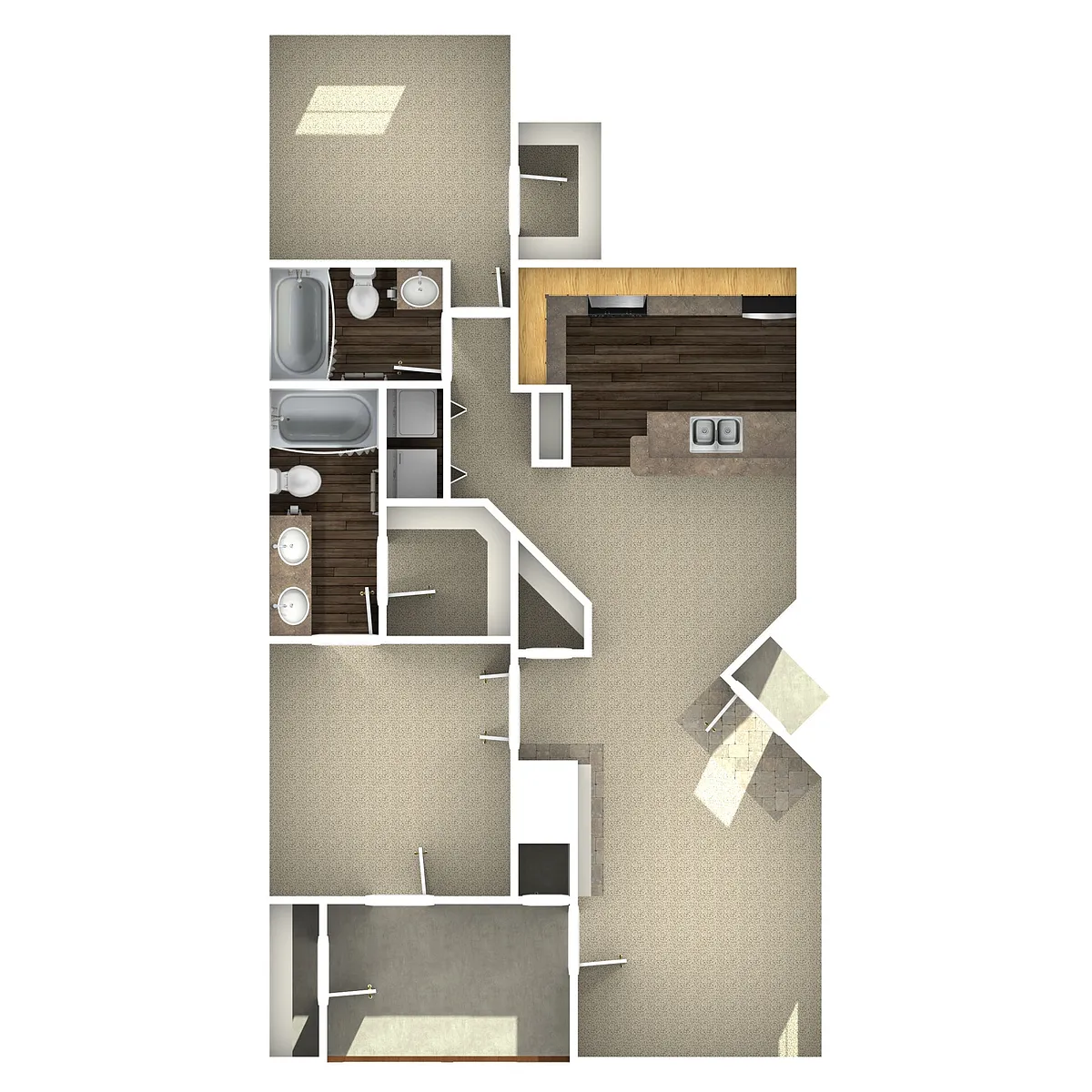 Floor plan Ponderosa