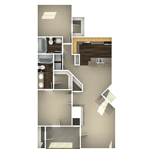 Floor plan Ponderosa