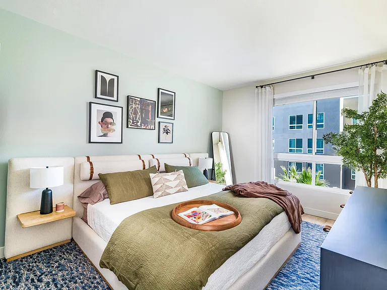 Dream big in your new bedroom at Modera Pomona! Enjoy spacious, light-filled rooms designed for ultimate comfort and relaxation. Your perfect California retreat awaits_make every night a restful escape in your stylish new home.