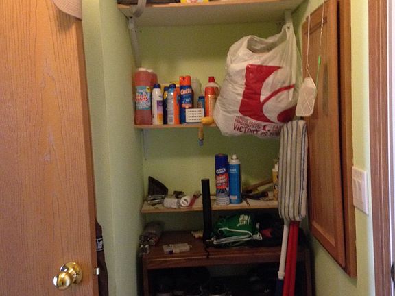 Shelving in Laundry Room