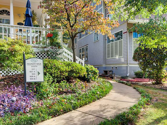 Walk way to the front door. Garage is in the rear. There are limited guest spaces but plenty of street parking