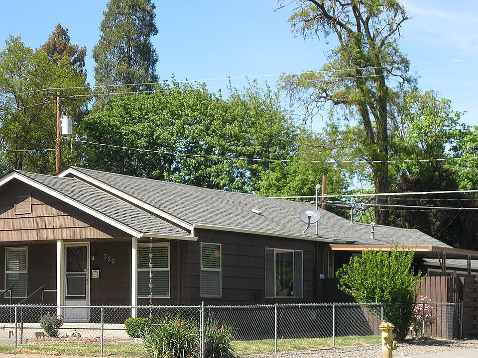 Fenced easy care yard.