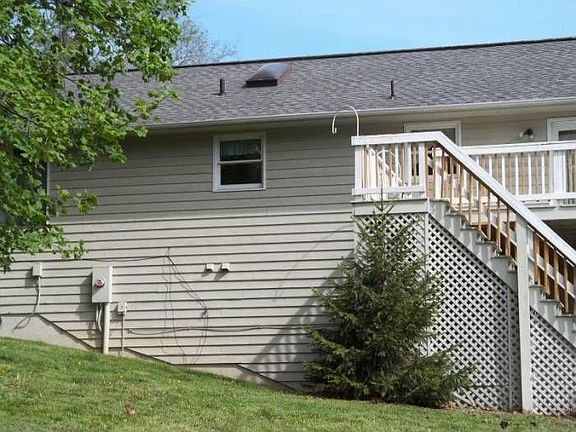 Rear of house