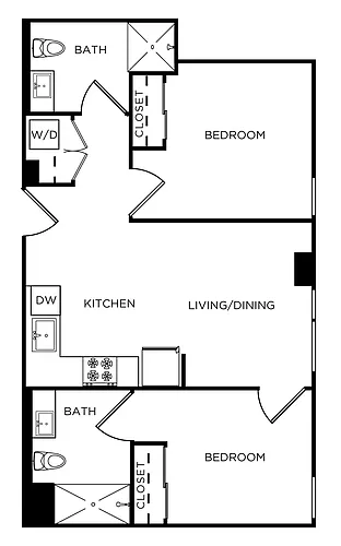 Floor plan The Van Ness