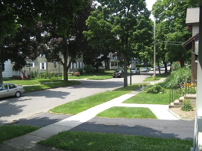 View of front yard