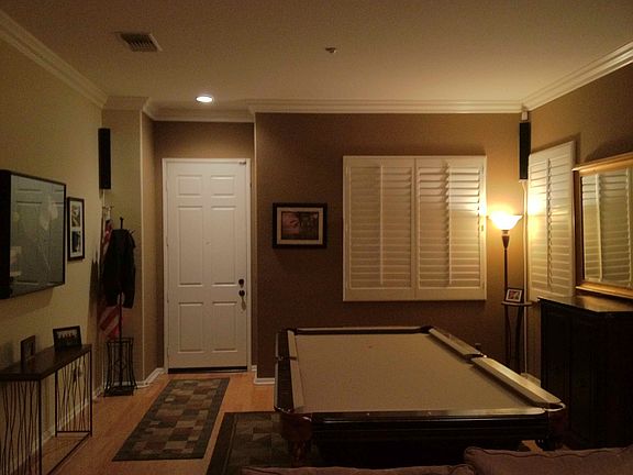 Entry door living room