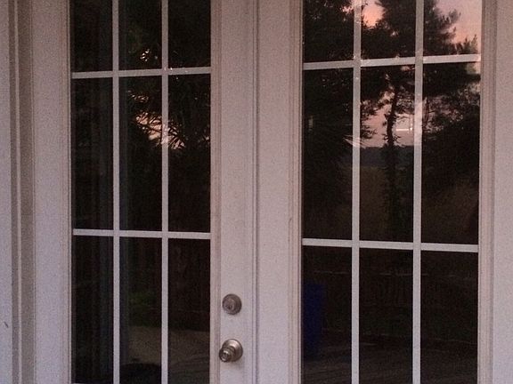 Double 8 foot frech doors