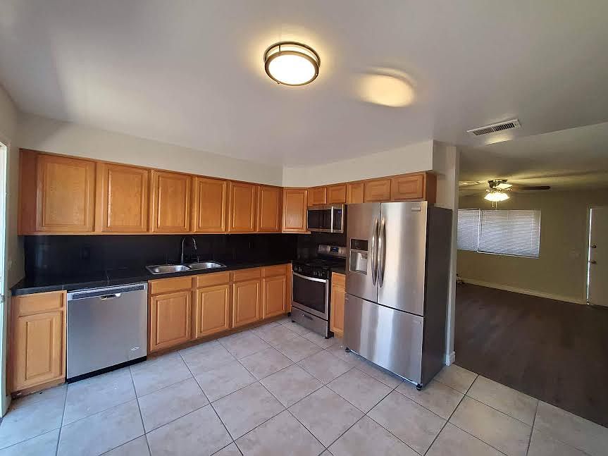 Kitchen and Livingroom.