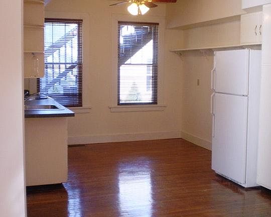 kitchen seen from living room