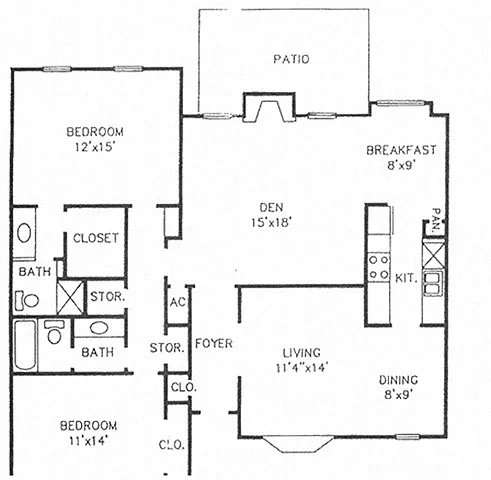 Floor plan G