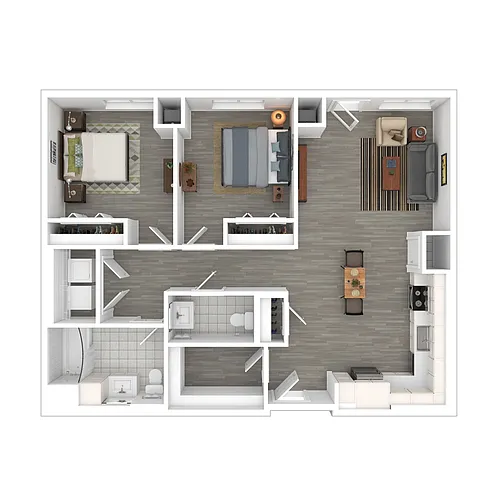 Floor plan 2X15 A