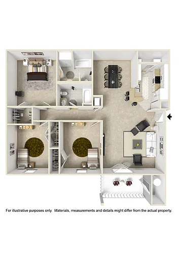 Floor plan The Upton