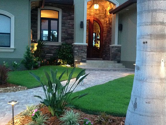 Walkway into home.