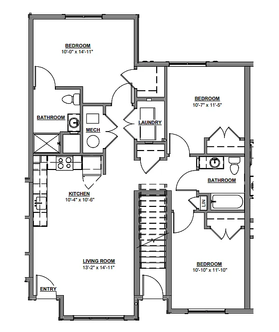 Floor plan 3 Bedroom