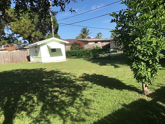 Enjoy large fenced yard 