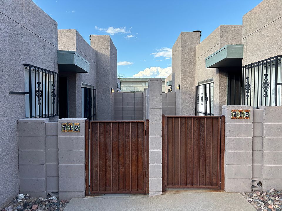 716 E Linden St gate to patio and entry door