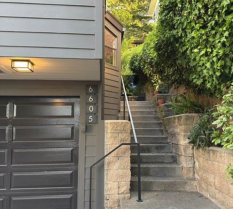 Stairs to front door