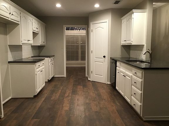 New granite and subway tile