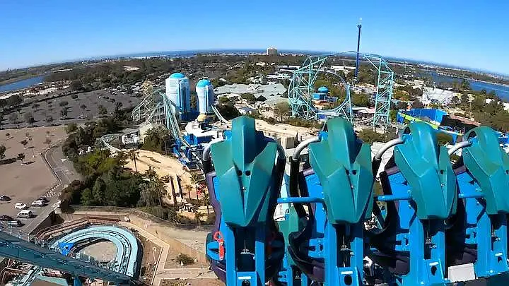 Thrills and spills await on the Emperor ride at SeaWorld San Diego!