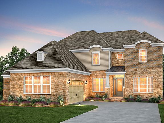 Harrington Exterior 7 features Stone, Brick, Siding and Covered Front Door