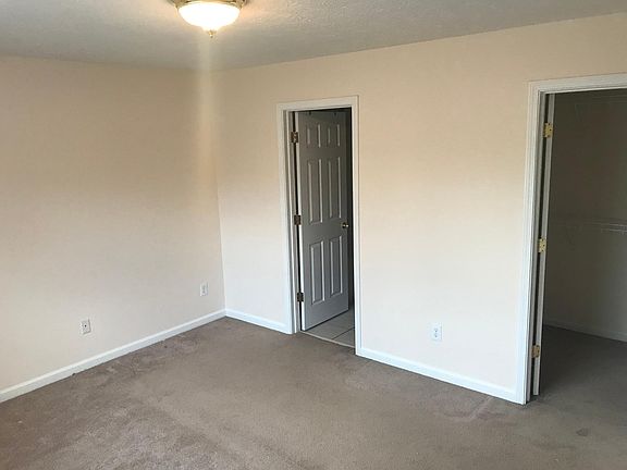 First floor (master) bedroom - doors are bathroom & closet
