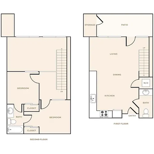 Floor plan The Hans Townhome